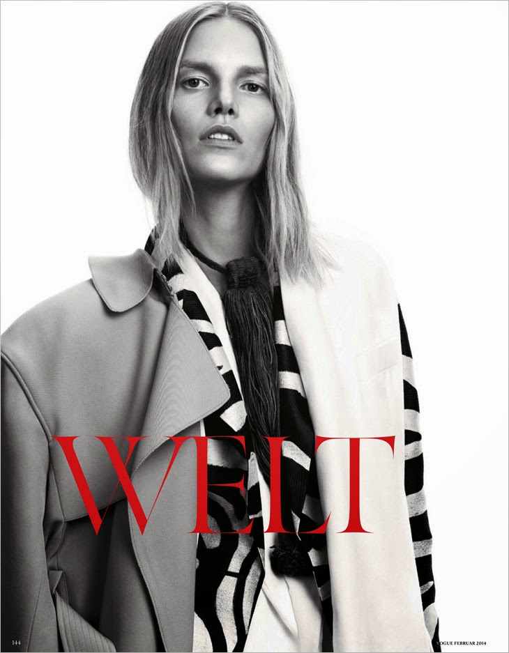 Suvi Koponen Vogue Alemanha Magazine Photoshoot Fevereiro 2014 Magazine Photoshoot : Suvi Koponen Photoshot For Cover for Vogue Magazine Alemanha Fevereiro 2014 Issue