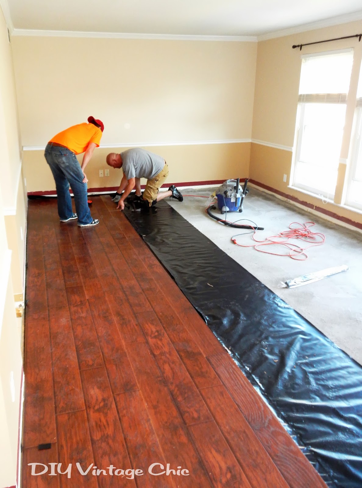 diy vintage chic diy laminate flooring project completed diy vintage chic diy laminate flooring project completed