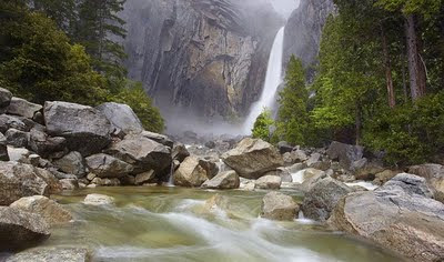 Yosemite Falls in North America