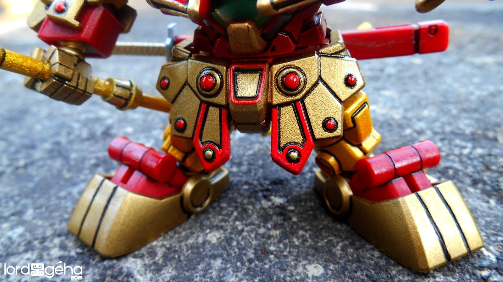 SD Gundam Custom The Monkey King Sun Go Kong (Sun Wukong) Exia Gundam