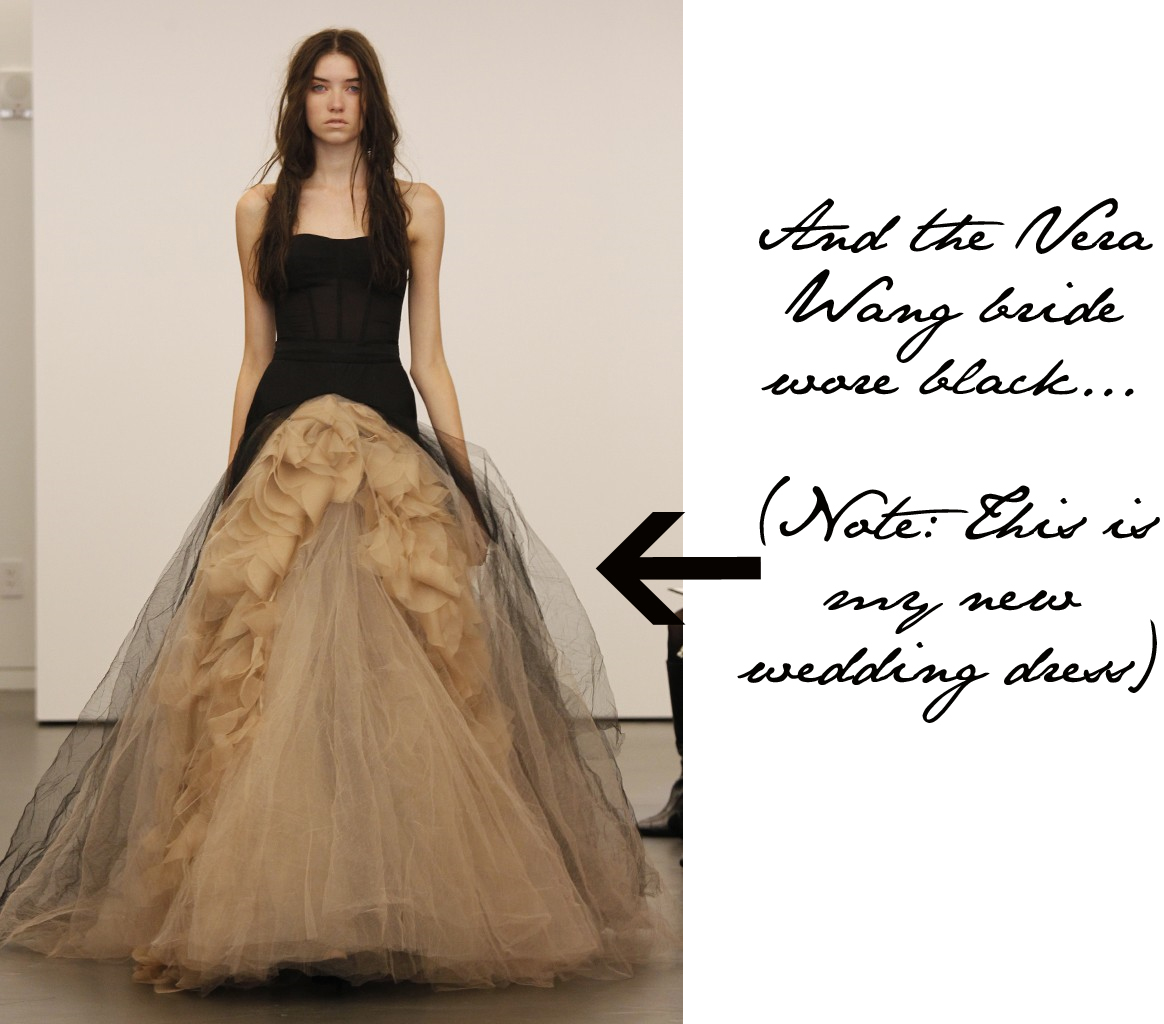 black wedding gowns at
