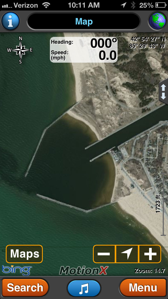 iPhone Chartplotter Review MotionXGPS