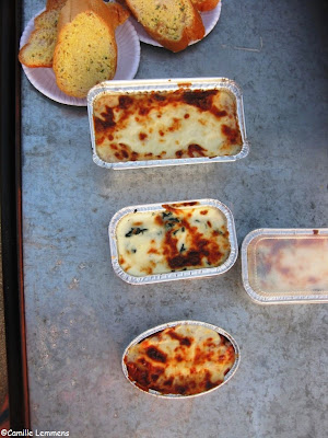 Food on wheels; Lasagne