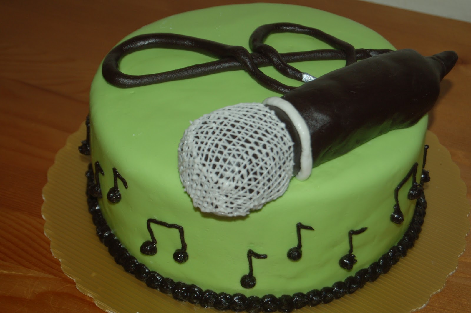 Microphone Cake