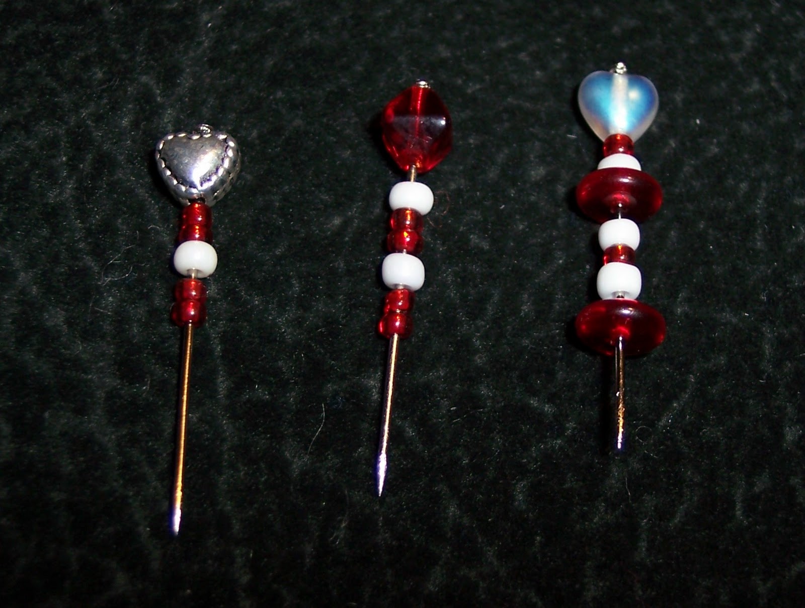 Carson's Creations Making Stick Pins with Beads Pictorial