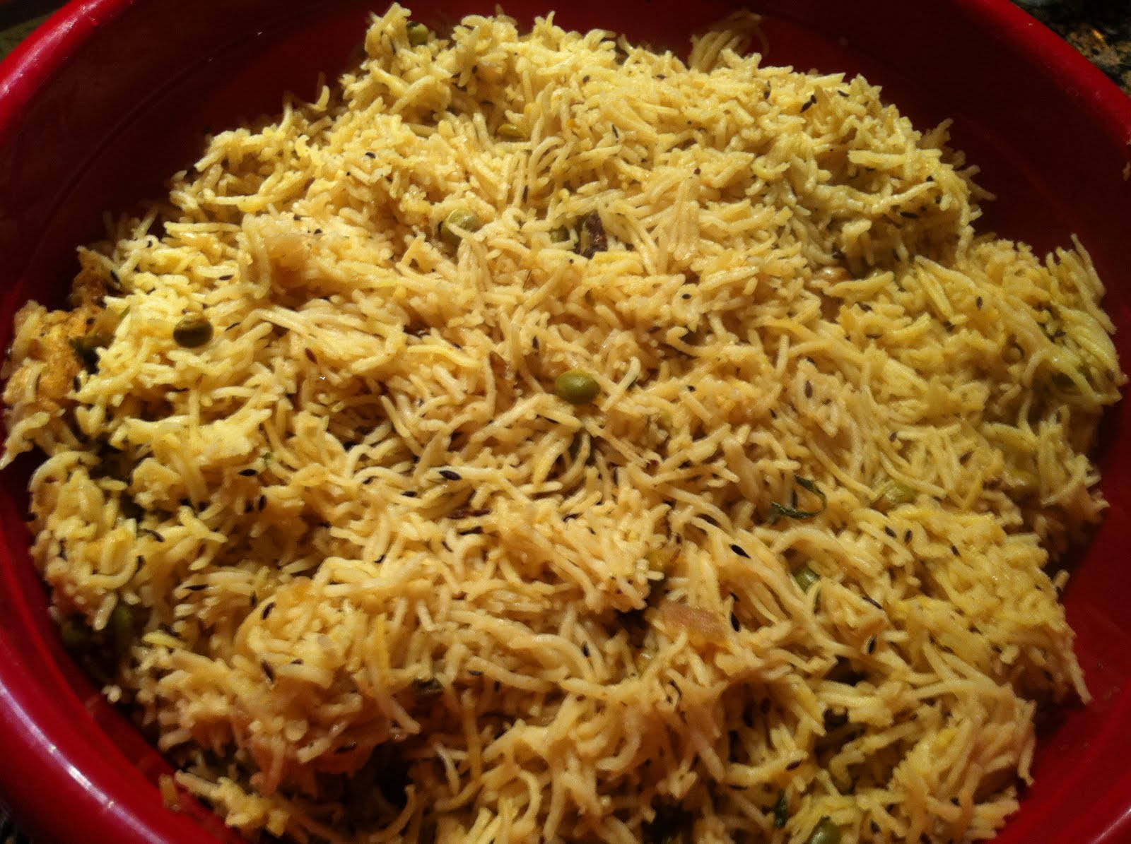 HimaPrathyu's Cuisine Jeera Matar Pulao