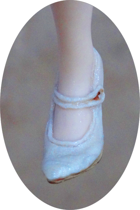 miniature doll shoes