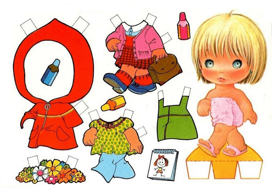 Muñecas recortables para niñas ~ cositasconmesh