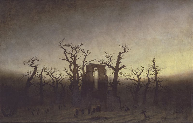 "The Abbey in the Oakwood" - Caspar David Friedrich