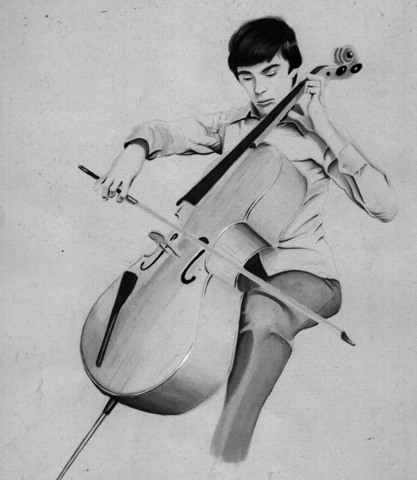 Jóven con violoncello