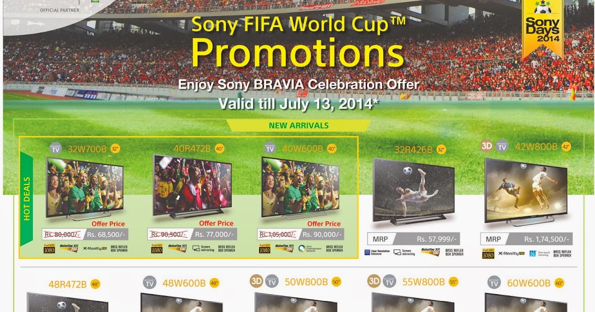 Sony LCD, LED TV Offer in World Cup Nepali Information Software and