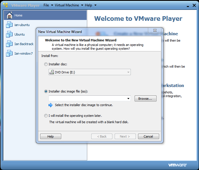 How to create a Virtual Machine for dummies