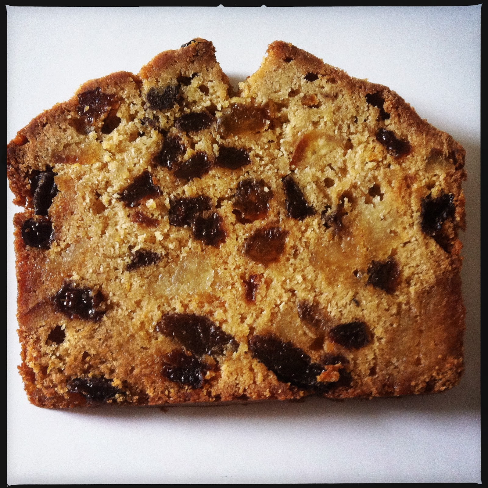 The Vicar Died Laughing Light Fruit cake studded with Marzipan