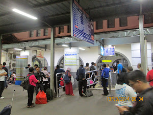 "Pasar Senen Train station" in Jakarta.