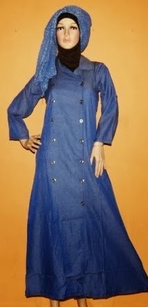Busana Muslim Denim Chambray Lavia GK2264 Busana Muslim Denim Chambray Lavia GK2264