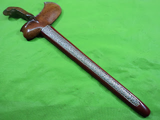 keris singo barong kinatah eas asli