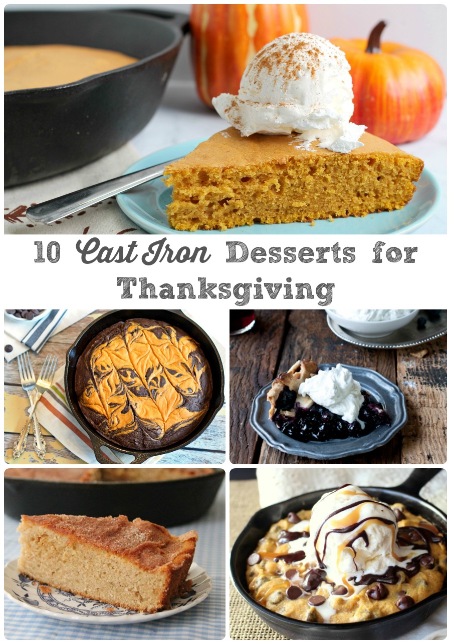 Frugal Foodie Mama 10 Cast Iron Dessert Recipes for Thanksgiving