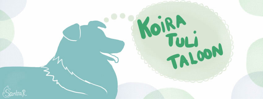 Koira tuli taloon!