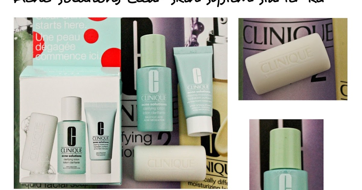 Products Journal Clinique Acne Solutions Clear Skin System Starter Kit