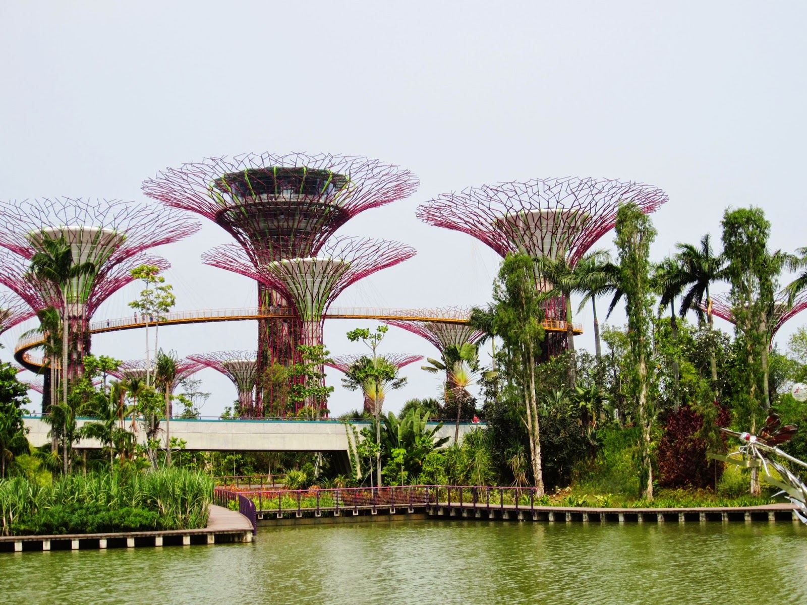 随波逐流 新加坡海滨湾花园