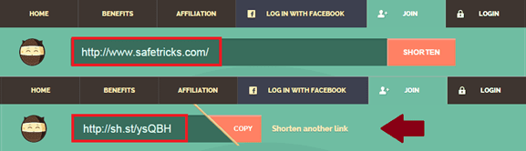 Shorte.st url short logo Shorte.st url short logo