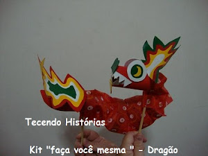 KIt Faça Você Mesma - Dragão - para enriquecer Histórias