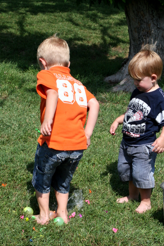 Greene Acres Hobby Farm Water Balloon Target Practice
