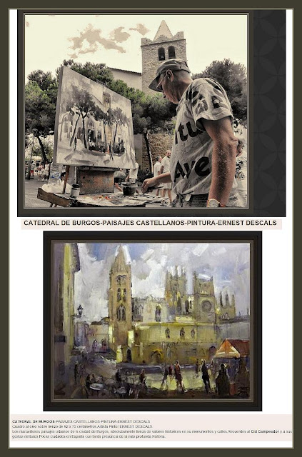 CATEDRAL-BURGOS-PINTURA-CUADROS-PINTOR-ERNEST DESCALS