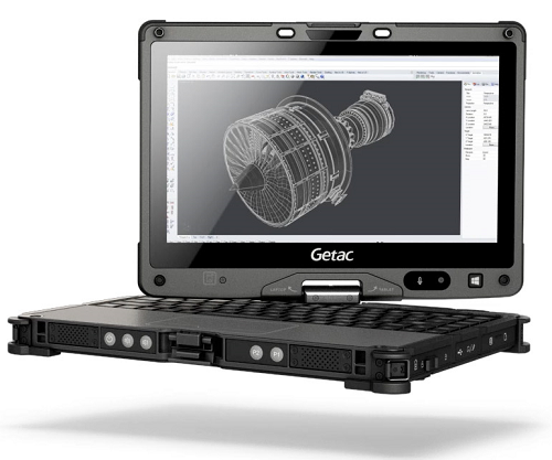 Getac V110-G2, un Tablet PC 2-in-1 convertibile corazzato