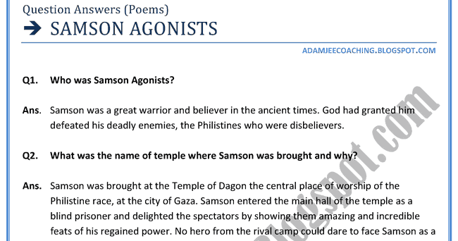 critical essays samson agonistes critical essays samson agonistes