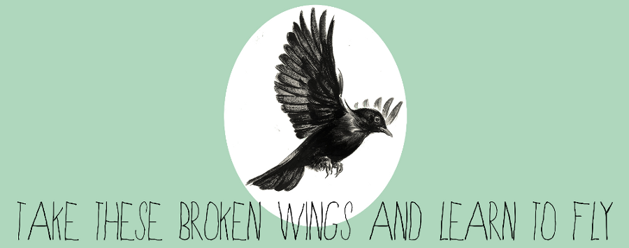 Take these broken wings and learn to fly