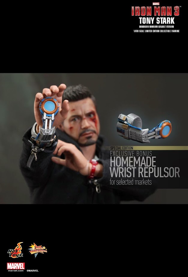 Hot Toys Iron Man 3 - 1/6th Scale Tony Stark (The Mechanic) Movie Masterpiece