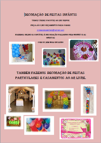 Decoração de Festas Infântis