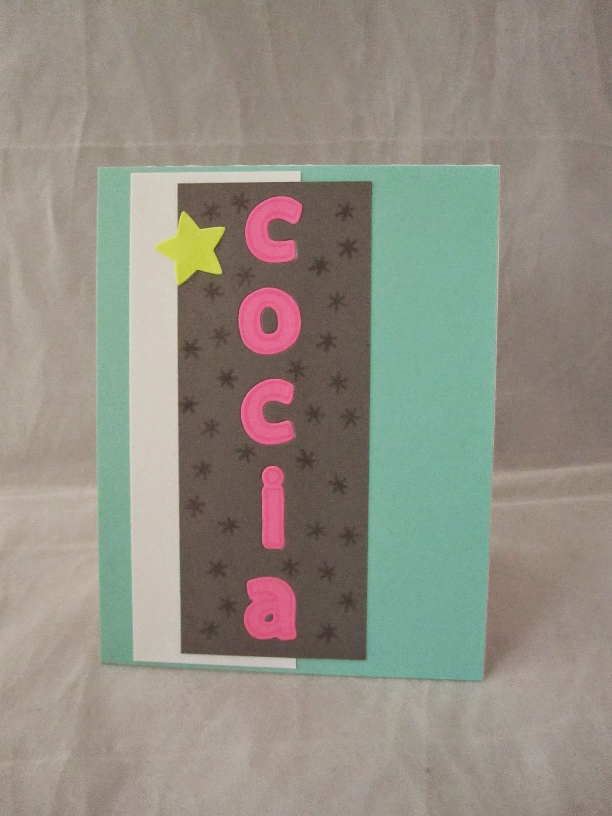 bernmakes - Handmade Cards by Bern: Polish Birthday Card for an Aunt