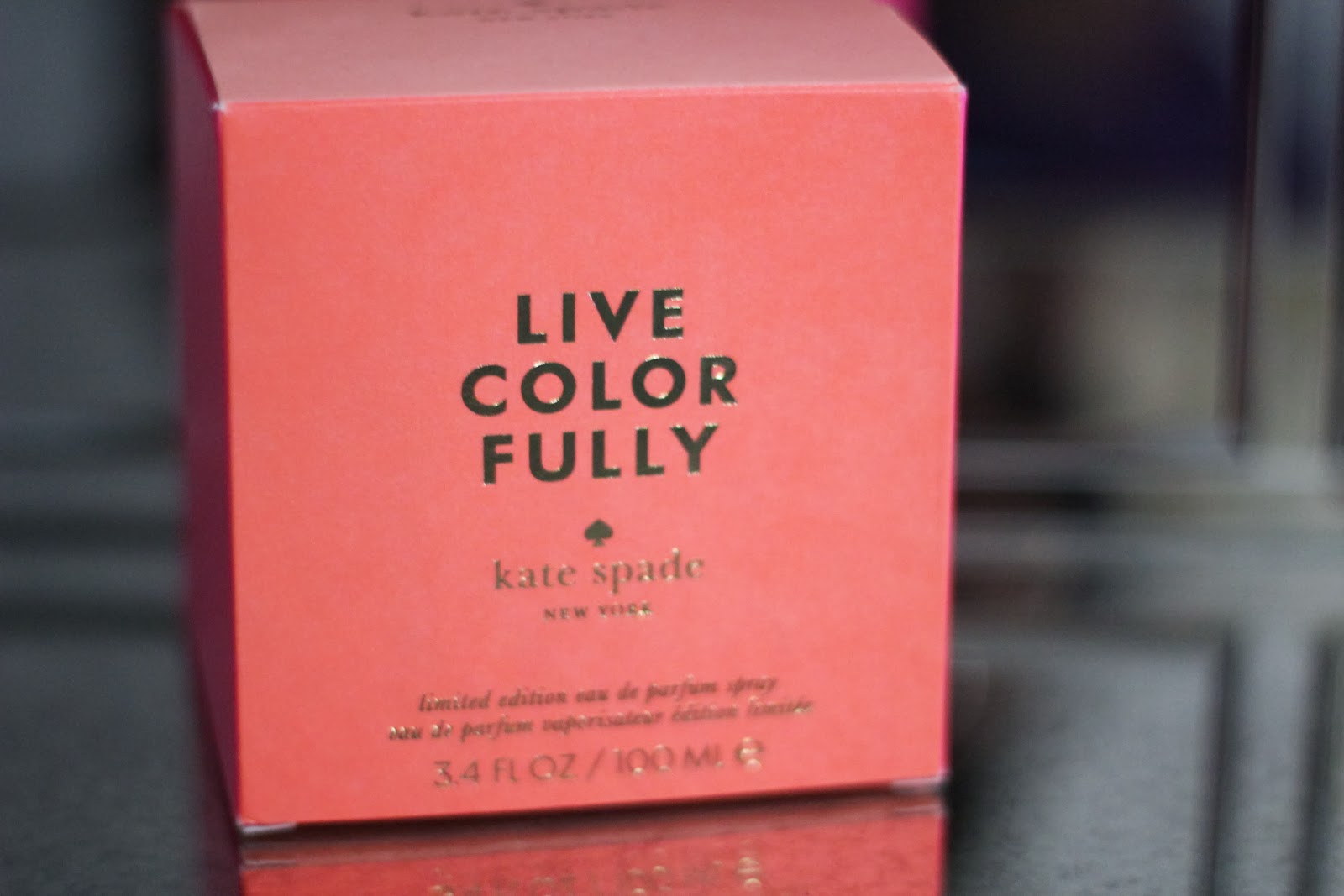 Kate Spade Live Color Fully Perfume in Limited Edition Holiday Gold Bottle