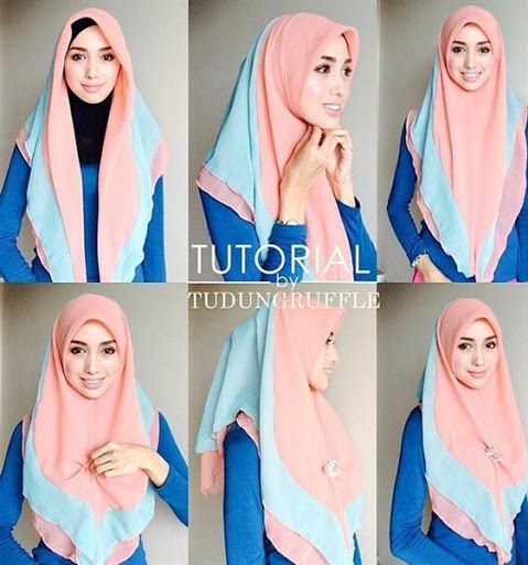 kreasi jilbab segi empat desain simple, elegan modis dan modern terbaru 2017/2018 kreasi jilbab segi empat desain simple, elegan modis dan modern terbaru 2017/2018
