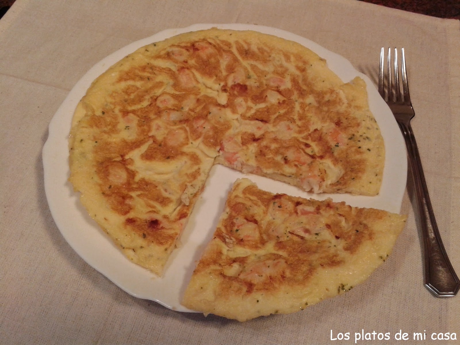 Tortilla De Langostinos
