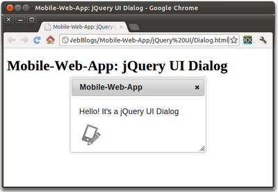 jQuery UI - Dialog jQuery UI - Dialog