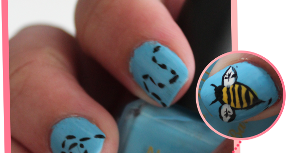 1. "Easy Bumble Bee Nail Art Tutorial" - wide 8