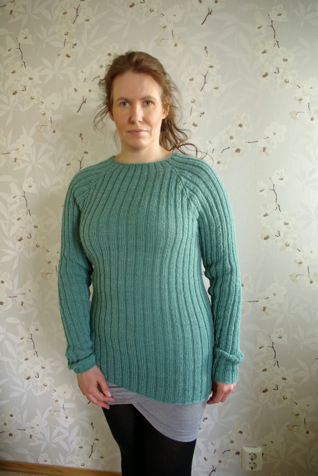 Bilde Av Stripete Ribbestrikket Halsvarmer