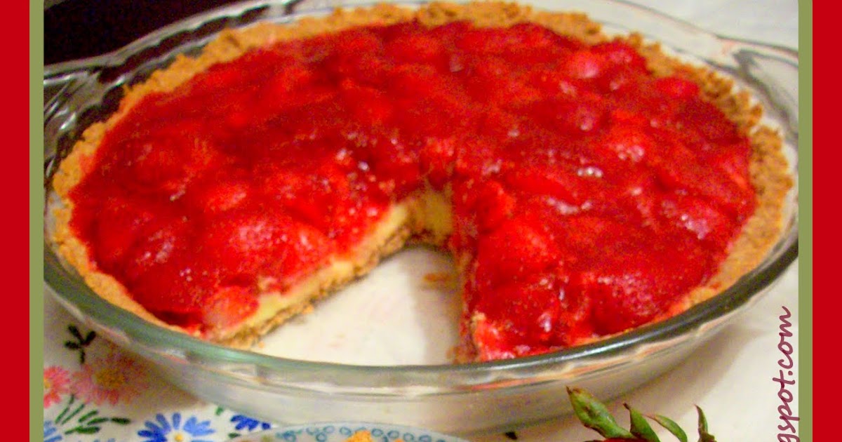 Watching What I Eat Easy Strawberry & Pudding Tart with NoBake Graham