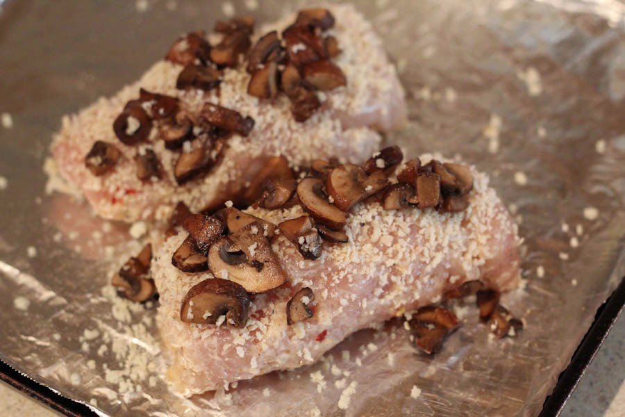 Blessed and Healthy Blue Cheese & Mushroom Stuffed Chicken Breast