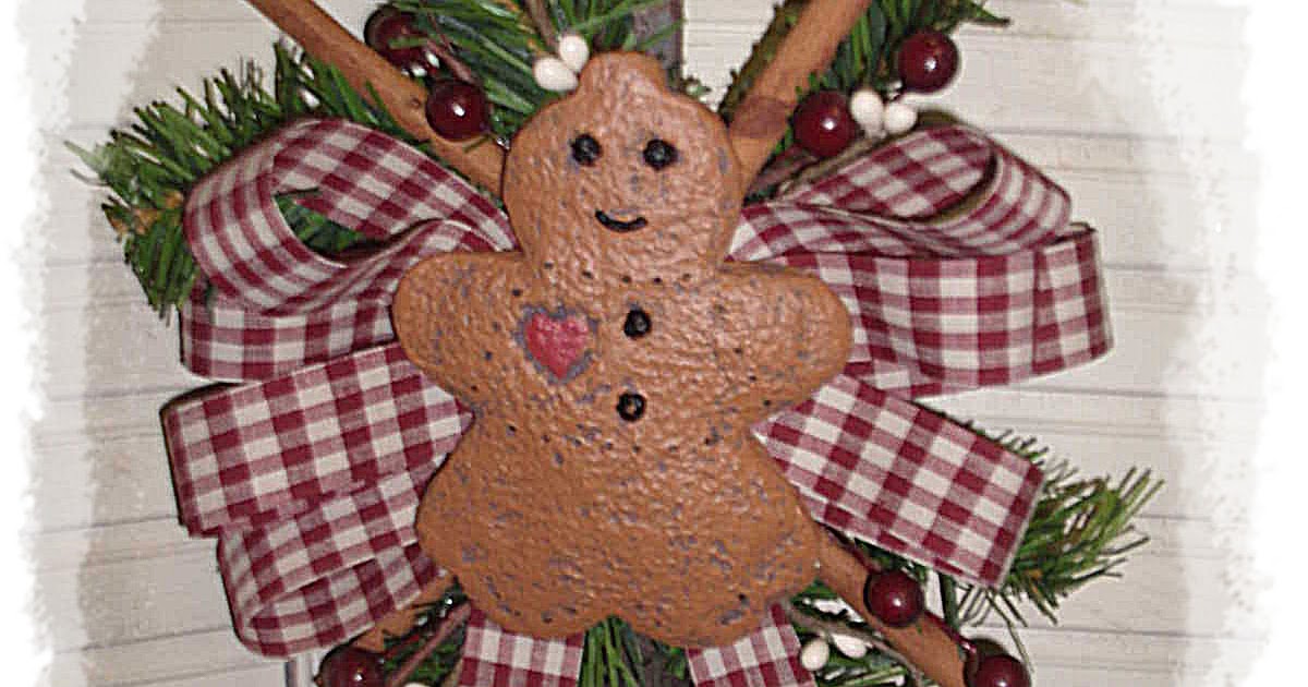 Cinnamon Rose Cottage Country Prim Gingerbread Wall Decor Made From