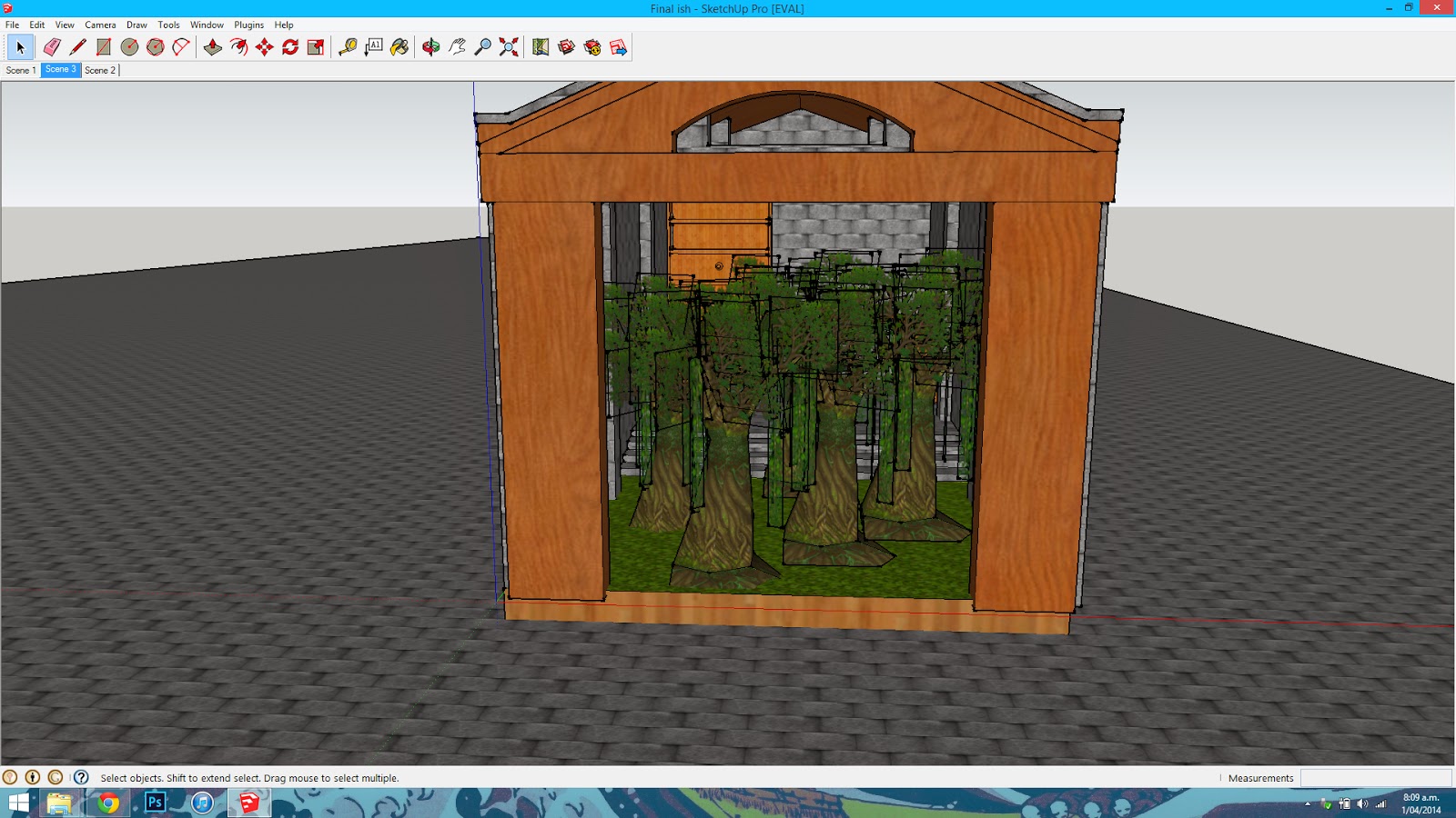 Моделирование в SketchUp. Интерфейс, создание простой детали Моделирование в SketchUp. Интерфейс, создание простой детали