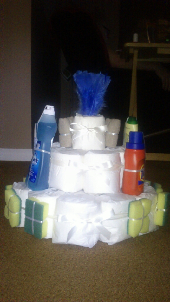 The Crafty Nerd Toilet Paper Cake Housewarming Present