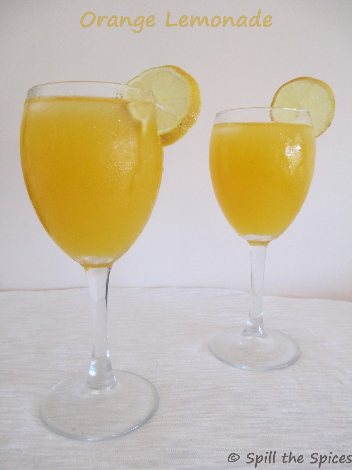 Orange Lemonade Spill the Spices