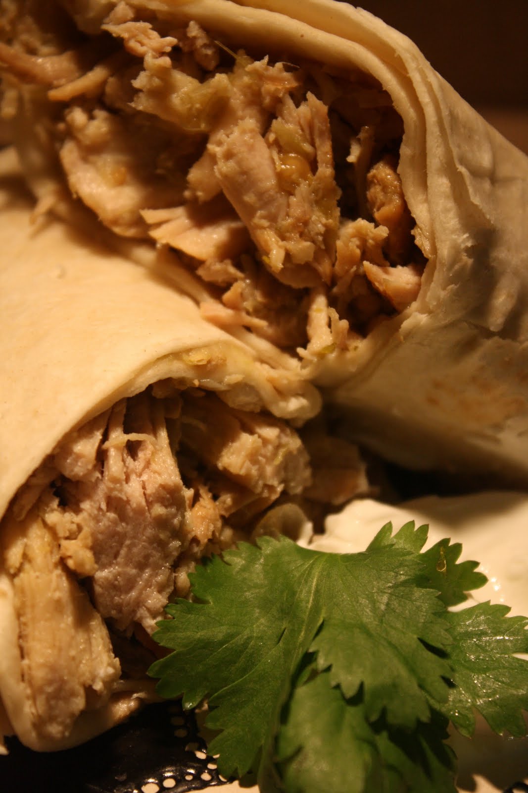 The Project Table Green Chili Pork Burritos