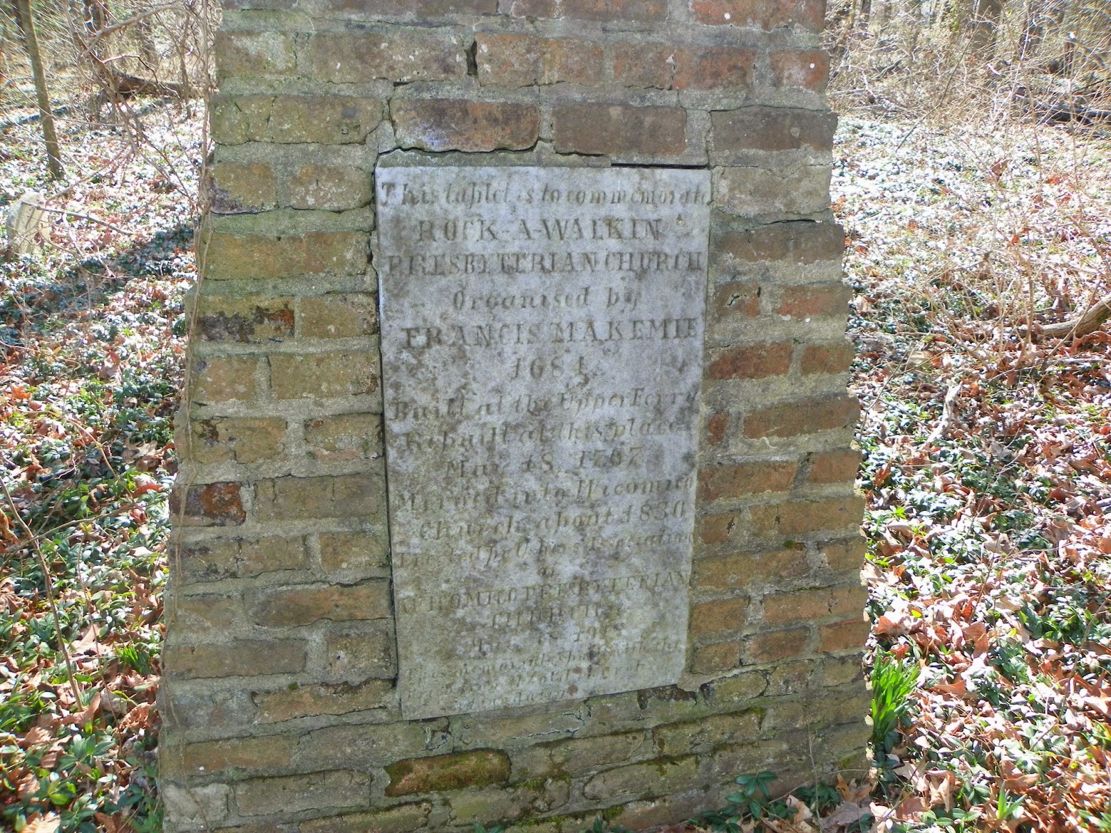 1776Faith Rockawalkin Presbyterian Church on Nanticoke Road Salisbury