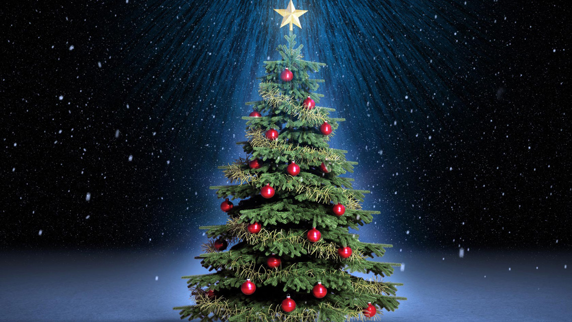 Free Download Christmas Tree HD Wallpapers for iPhone 5 Part One