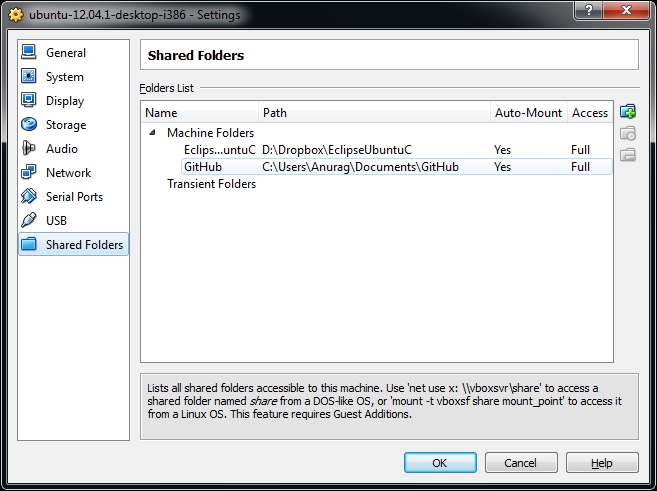 virtualbox linux shared folder permissions virtualbox linux shared folder permissions